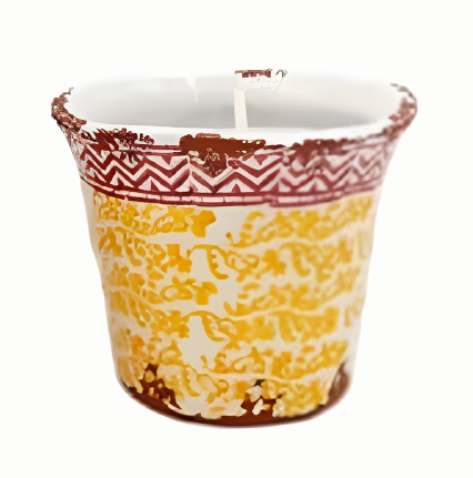 Citronella kaars Etnic amarillo, klein